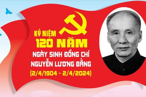 Kỷ niệm 120 năm Ngày sinh đồng chí Nguyễn Lương Bằng, lãnh đạo tiền bối tiêu biểu của Đảng và cách mạng Việt Nam (02/4/1904 -02/4/2024)